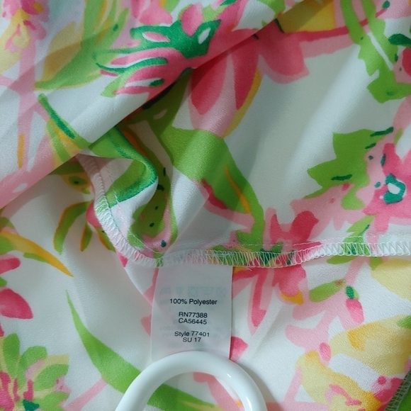 J. Crew Floral Short Sleeve Blouse - Picture 7 of 7